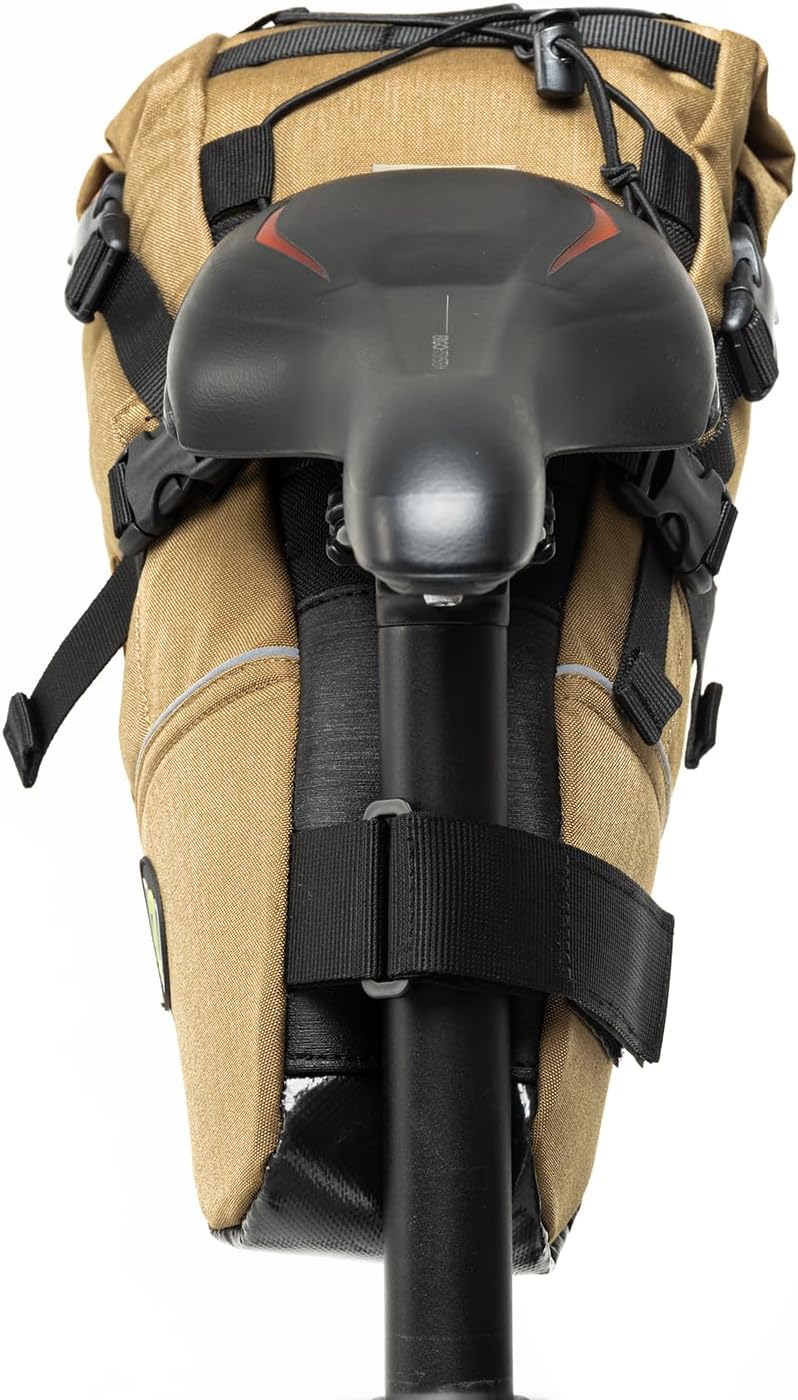 PACK2RIDE Inova Light Bike Saddle Bag - Water Resistant, Durable Cordura Fabric, Essential for Bikepacking - Under Seat Storage, Seat Bag for Road, Gravel Cycling - Image 4